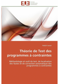 Théorie de test des programmes à contraintes