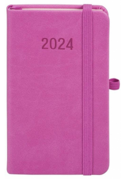 Kalendarz 2024 Memo A6 TDW amarantowy