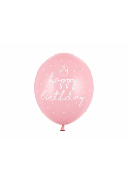 Balony Happy birthday Baby 30cm 6szt
