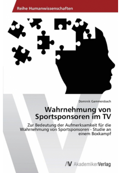 Wahrnehmung Von Sportsponsoren Im TV