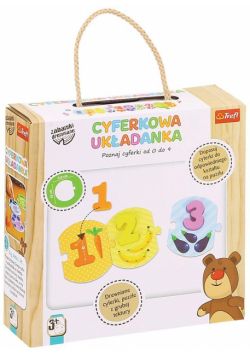 Zabawka drewniana - Cyferkowa Układanka TREFL