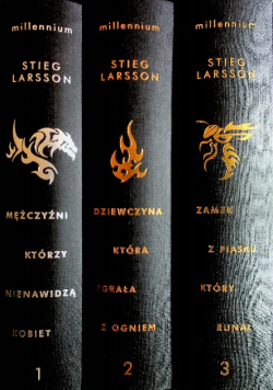 Trylogia Millennium Tom 1 do 3