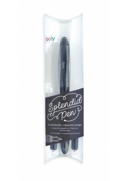 Pióro wieczne Splendid czarne + 3 naboje