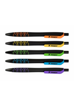 Długopis Melody black MIX (50szt)