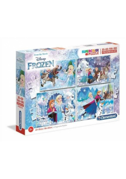 Puzzle 20+60+100+180 Progressive Superkolor Frozen