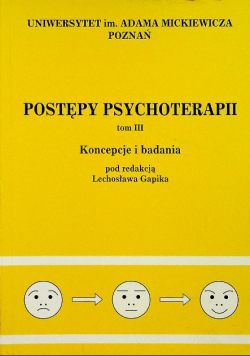 Postępy psychoterapii tom III