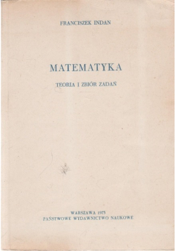Matematyka teoria i zbiór zadań