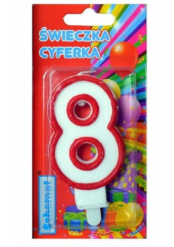 Świeczka cyferka 8
