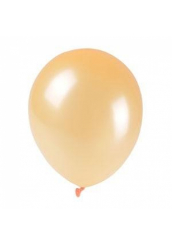 Balony metalizowane łososiowe 25cm 100szt