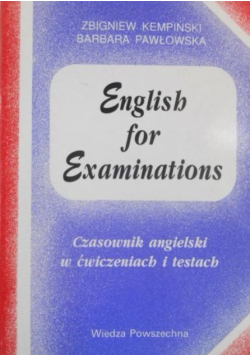 English for Examinations