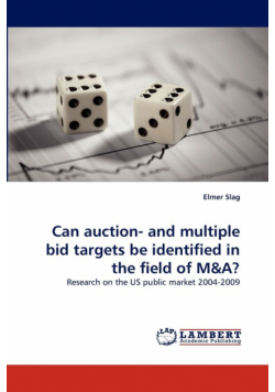 Can auction- and multiple bid targets be identified in the field of M&A?