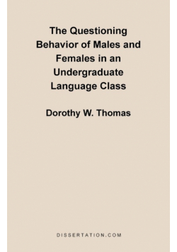 The Questioning Behavior of Males and Females in an Undergraduate Language Class