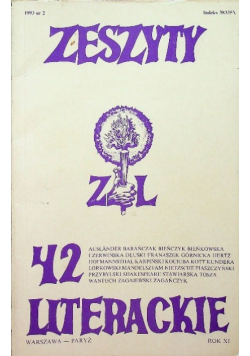 Zeszyty literackie 42