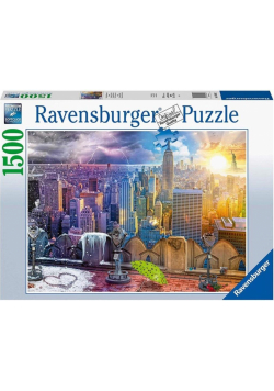 Puzzle 1500 Nowy Jork w lecie i zimie