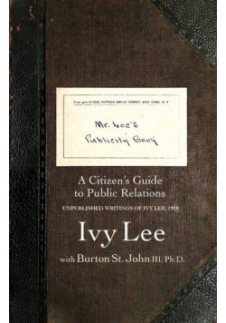 Mr. Lee's Publicity Book