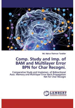 Comp. Study and Imp. of BAM and Multilayer Error BPN for Char Recogni.