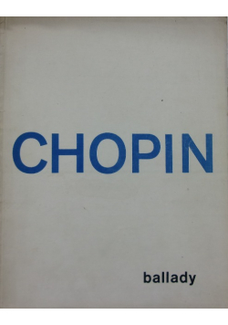 Chopin ballady