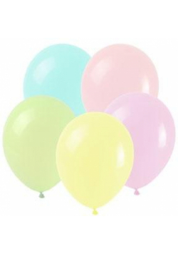 Balony pastelowe makaroniki 25cm 8szt