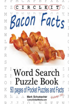Circle It, Bacon Facts, Word Search, Puzzle Book