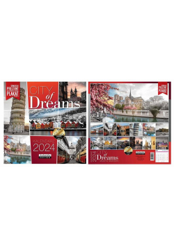 Kalendarz 2024 ścienny Classic City of Dreams