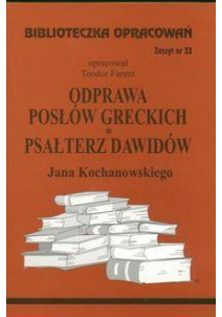 Biblioteczka opracowań nr 033 Odprawa posłów ...