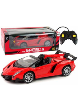 Auto zdalnie sterowane R/C 1:18 czerwone