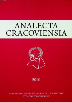 Analecta Cracoviensia 2019