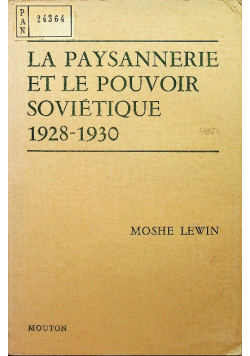 La paysannerie et le pouvoir sovietique 1928-1930