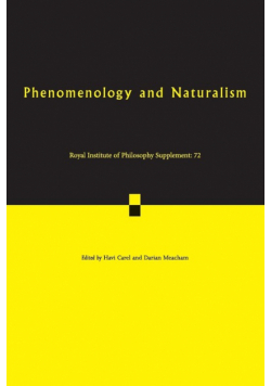 Phenomenology and Naturalism