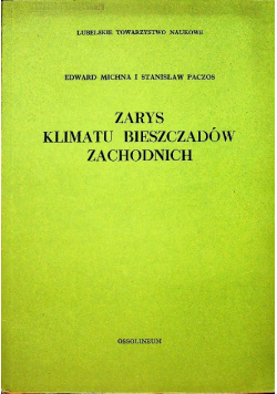 Zarys klimatu Bieszczadów Zachodnich
