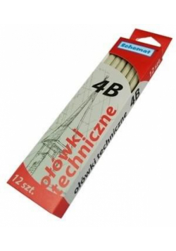 Ołówek techniczny 4B (12szt)