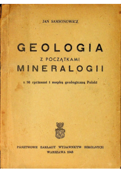 Geologia z początkami mineralogii 1948 r.