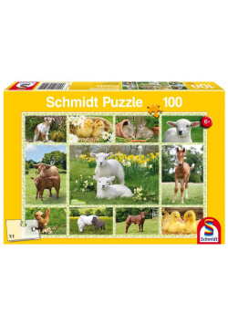 Puzzle 100 Młode zwierzęta hodowlane G3