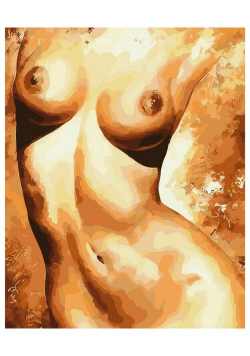 Malowanie po numerach - Naga kobieta 40x50cm