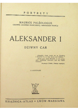 Aleksander i dziwny car 1938 r.