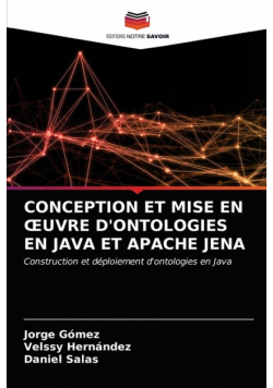 Conception Et Mise En Œuvre D'ontologies En Java Et Apache Jena