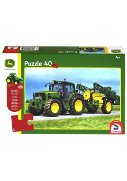 Puzzle 40 John Deere Traktor 6630 + zabawka G3