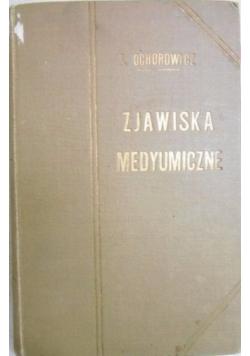 Zjawiska medyumiczne ok. 1913 r.