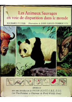 Les animaux sauvages en voie de disparition