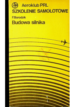 Szkolenie samolotowe budowa silnika