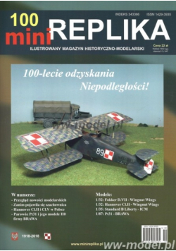 Mini Replika nr 100 / 2018 100 - lecie odzyskania Niepodległości