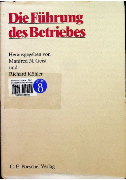 Die Fuhrung des Betriebes