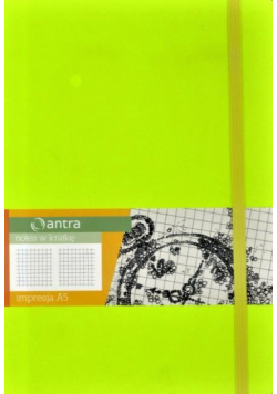 Notes A5 Kratka Impresja Limonka ANTRA