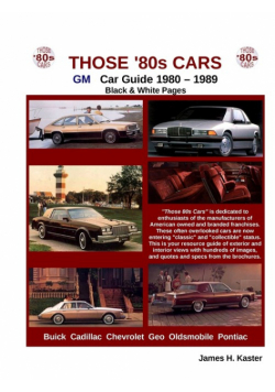Those 80s Cars - GM (Black & White)