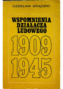 Wspomnienia działacza ludowego