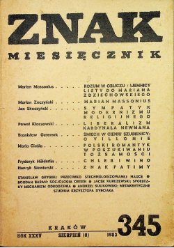 Znak miesięcznik 345