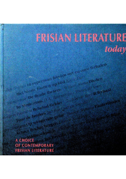 Frisian literature today