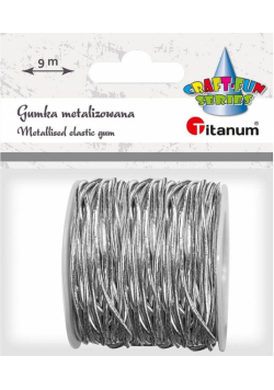 Gumka metalizowana 2mmx9m srebrna