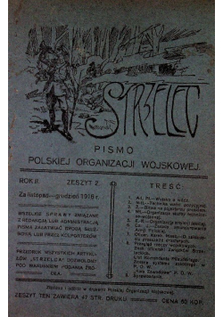 Pismo polskiej organizacji wojskowej 1919 r.