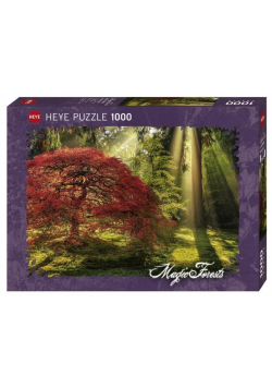Puzzle 1000 Magiczny las o zachodzie słońca